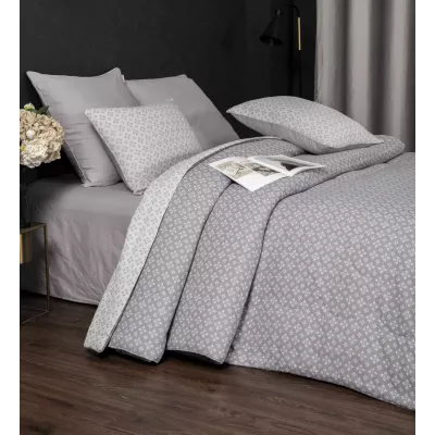 Комплект с одеялом KAZANOV.A Morocco “Кемер” (серебро беж), евро