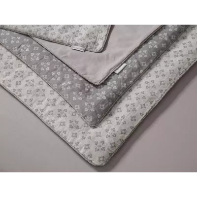 Комплект с одеялом KAZANOV.A Morocco “Кемер” (серебро беж), евро