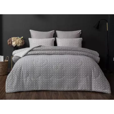 Комплект с одеялом KAZANOV.A Morocco “Кемер” (серебро беж), евро