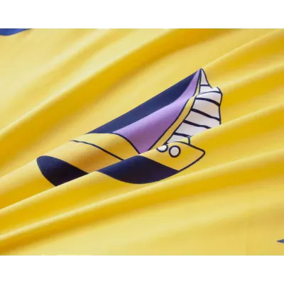 Комплект постельного белья Sofi De Marko “Кораблики” (желтый), 1.5 спальный