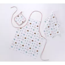 Набор для кухни "С любовью" (фартук 60х70, прихватка 20х20, салфетка 47х60)