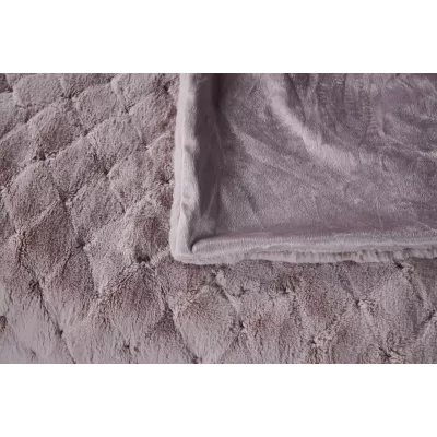 Плед-покрывало Sofi de Marko “Бернард” (пудра), 160x220