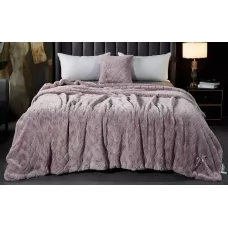 Плед-покрывало Sofi de Marko “Бернард” (пудра), 160x220