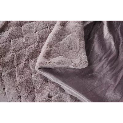 Плед-покрывало Sofi de Marko “Бернард” (пудра), 160x220