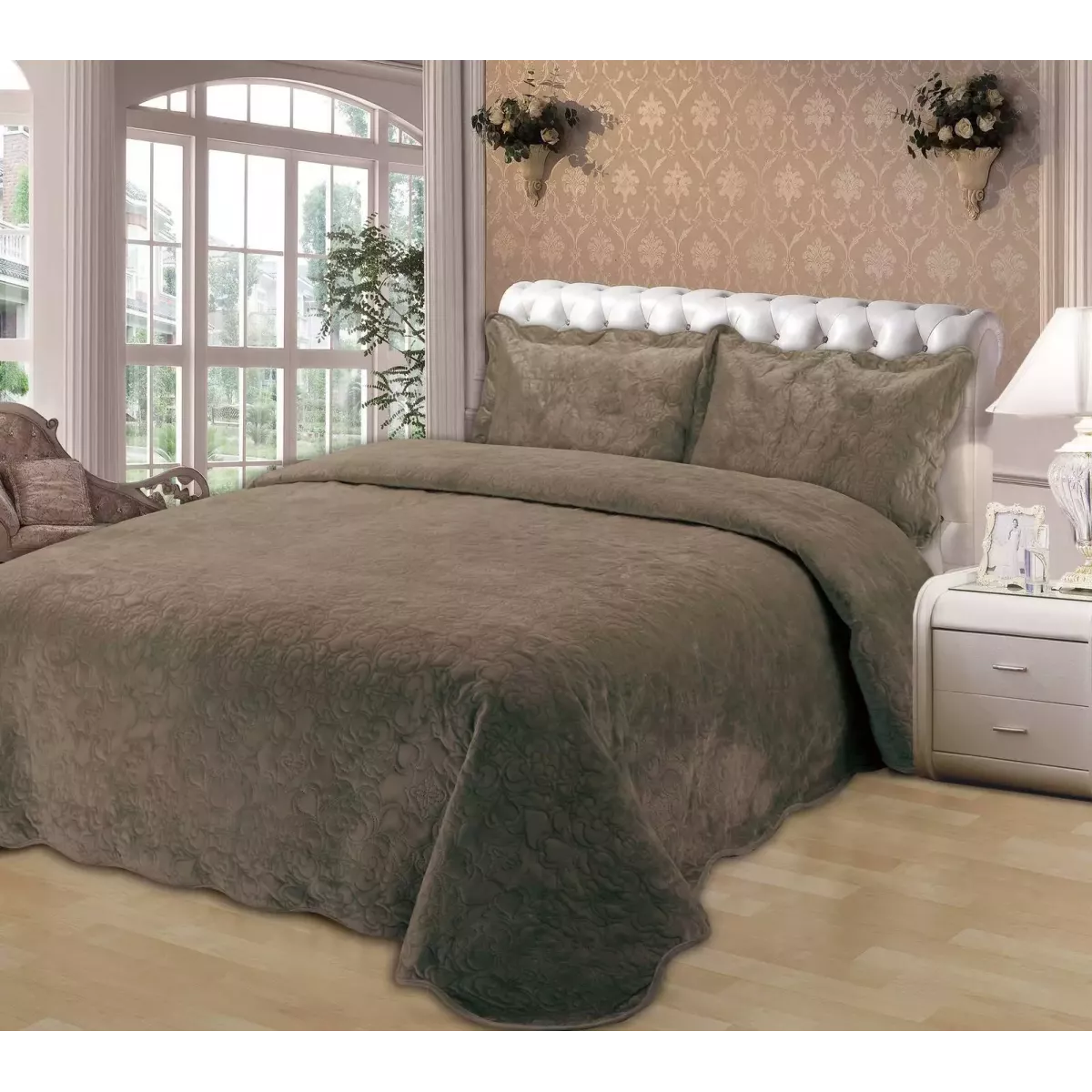 Покрывало Sofi De Marko “Церцея” (бежевый), 160х220