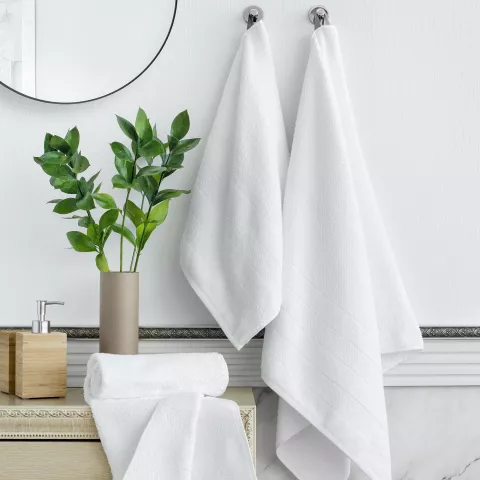 Махровое полотенце Verossa “Milano” (белый), 33х50