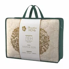 Одеяло двуспальное “Волшебная ночь” (лён) среднее, 172х205