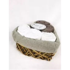 Комплект полотенец Sofi de marko “Амур” (кофе), 30x30 (6 шт)