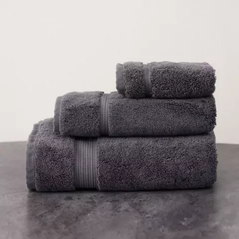 Махровое полотенце для лица Sofi De Marko “Damaris” (антрацит), 50x90