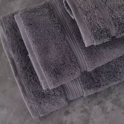 Махровое полотенце для лица Sofi De Marko “Damaris” (антрацит), 50x90