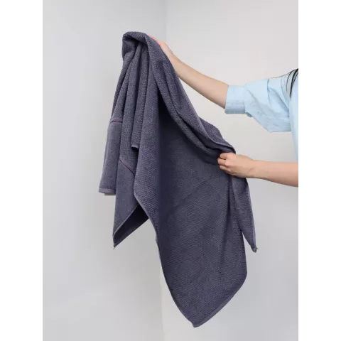 Махровое полотенце DonCotton “Lusso” (маренго), 70х140