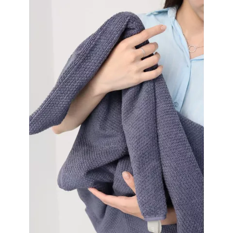 Махровое полотенце DonCotton “Lusso” (маренго), 70х140