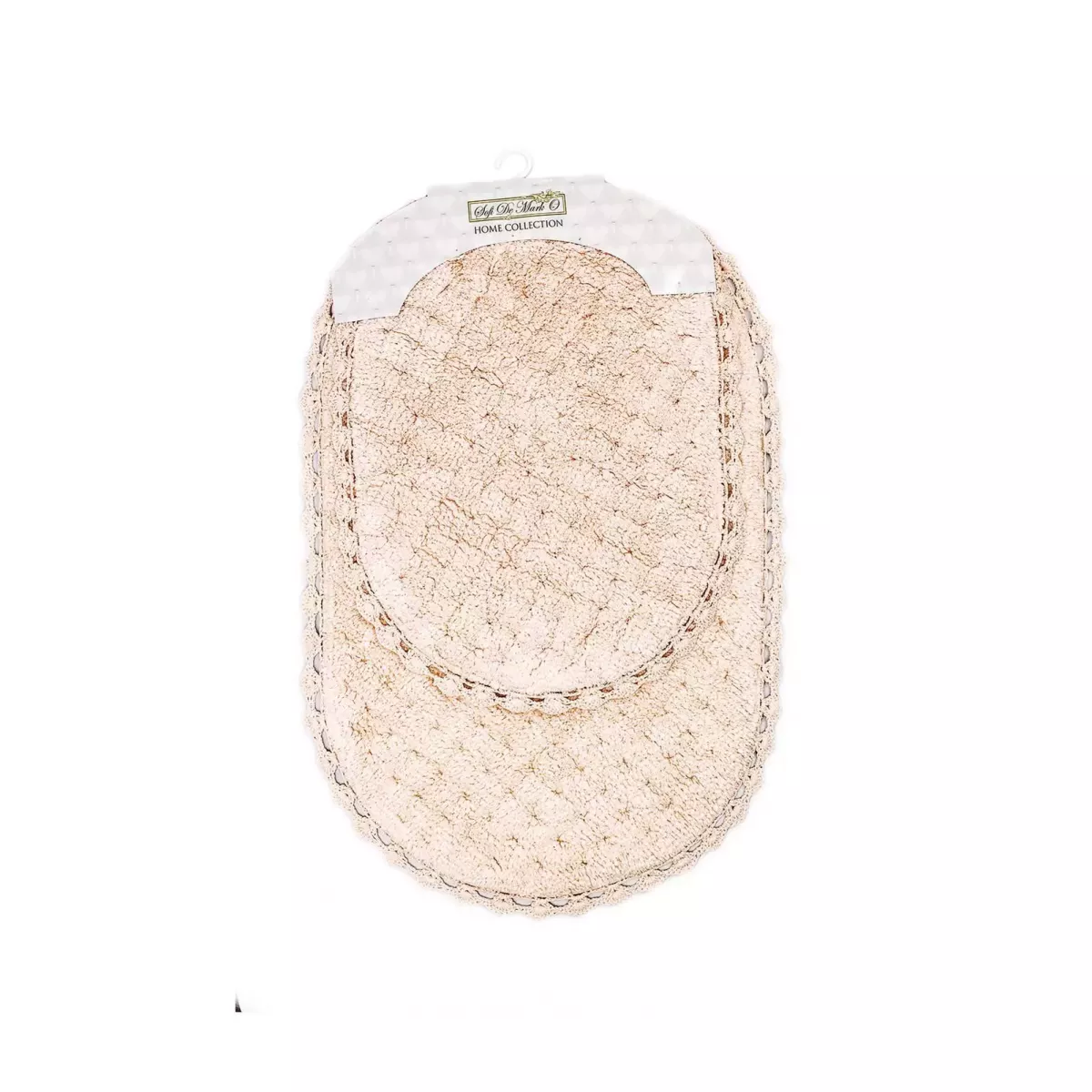 Набор ковриков для ванной Sofi de Marko “Zelda” (пудра), 60х100 и 50х70