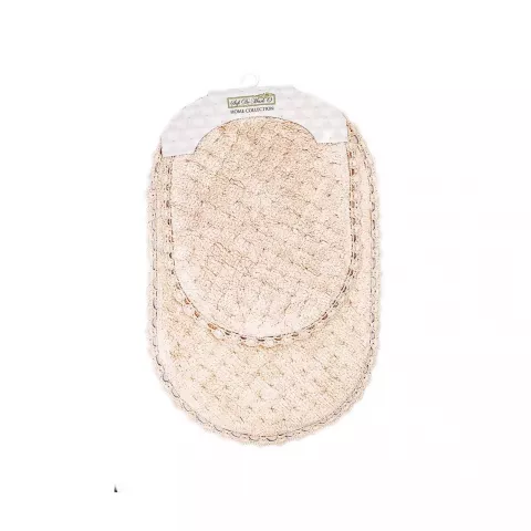 Набор ковриков для ванной Sofi de Marko “Zelda” (пудра), 60х100 и 50х70