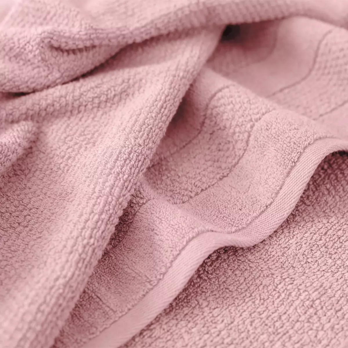 Махровое лицевое полотенце Verossa “Milano” (чайная роза), 50х90