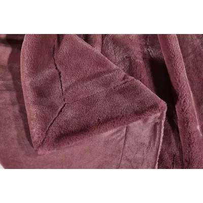 Плед меховой Sofi de Marko “Ричард” (марсала), 210x230