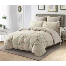 Комплект постельного белья Karteks "Сатин печатный" КВ-399, евро