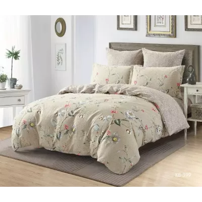 Комплект постельного белья Karteks "Сатин печатный" КВ-399, евро