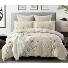 Комплект постельного белья Karteks "Сатин печатный" КВ-399, евро