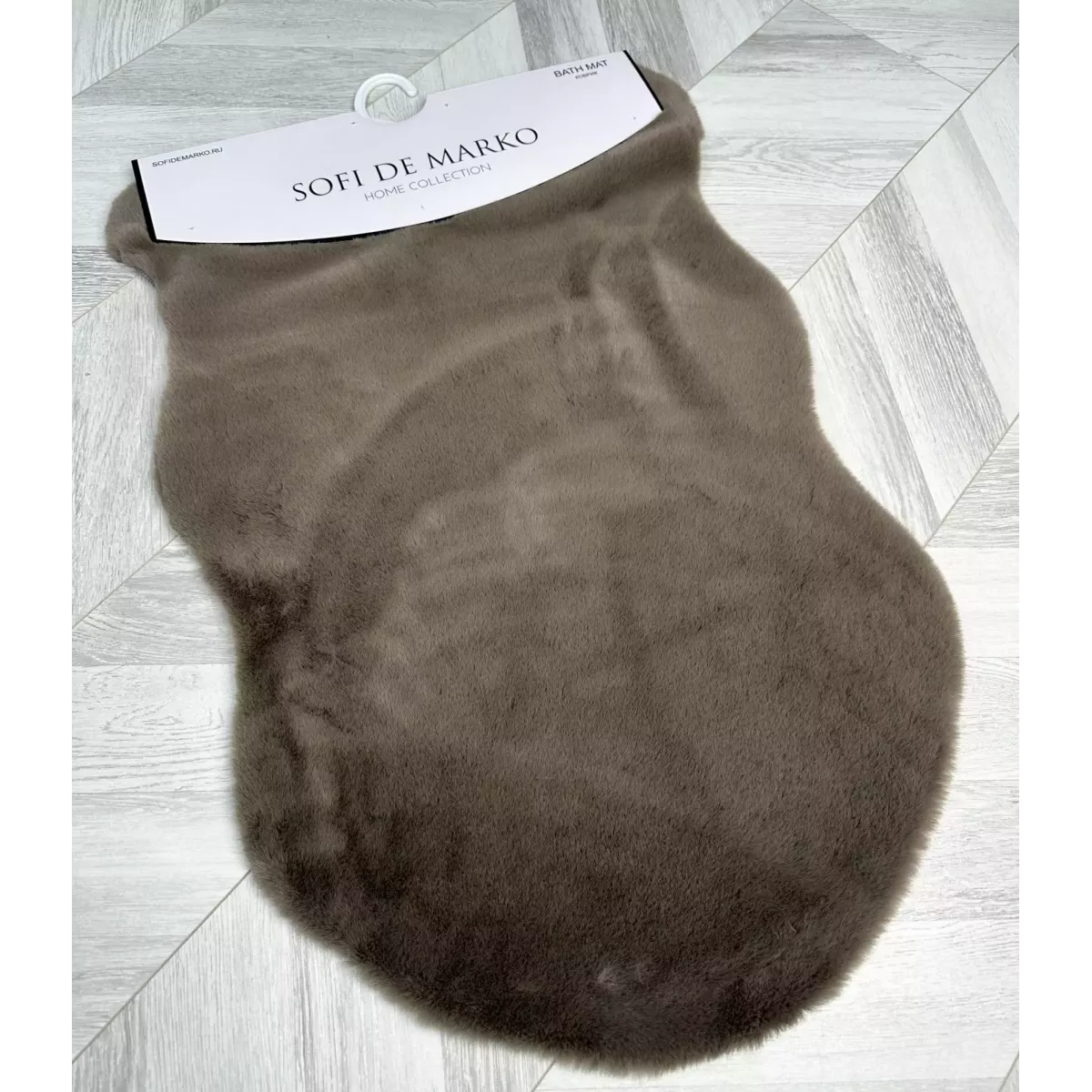 Коврик плюшевый Sofi De Marko (шоколад), 60х90