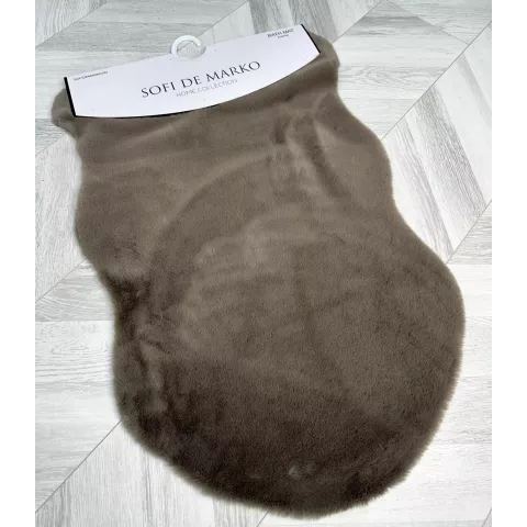 Коврик плюшевый Sofi De Marko (шоколад), 60х90