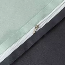 Комплект постельного белья Karteks "Сатин однотонный комбинированный" SK-009, 1.5 спальный