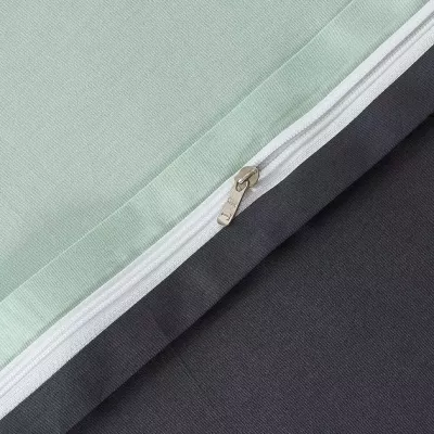 Комплект постельного белья Karteks "Сатин однотонный комбинированный" SK-009, 1.5 спальный