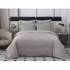 Комплект с одеялом Sofi De Marko “Энрике” (св серый), 1.5 спальный