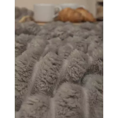 Плед TexRepublic “Вельвет” (бежевый), 200x220