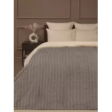 Плед TexRepublic “Вельвет” (бежевый), 200x220