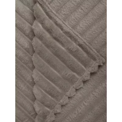 Плед TexRepublic “Вельвет” (бежевый), 200x220