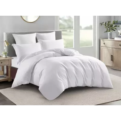 Комплект постельного белья Karteks "Сатин однотонный" SKO-024, двухспальный