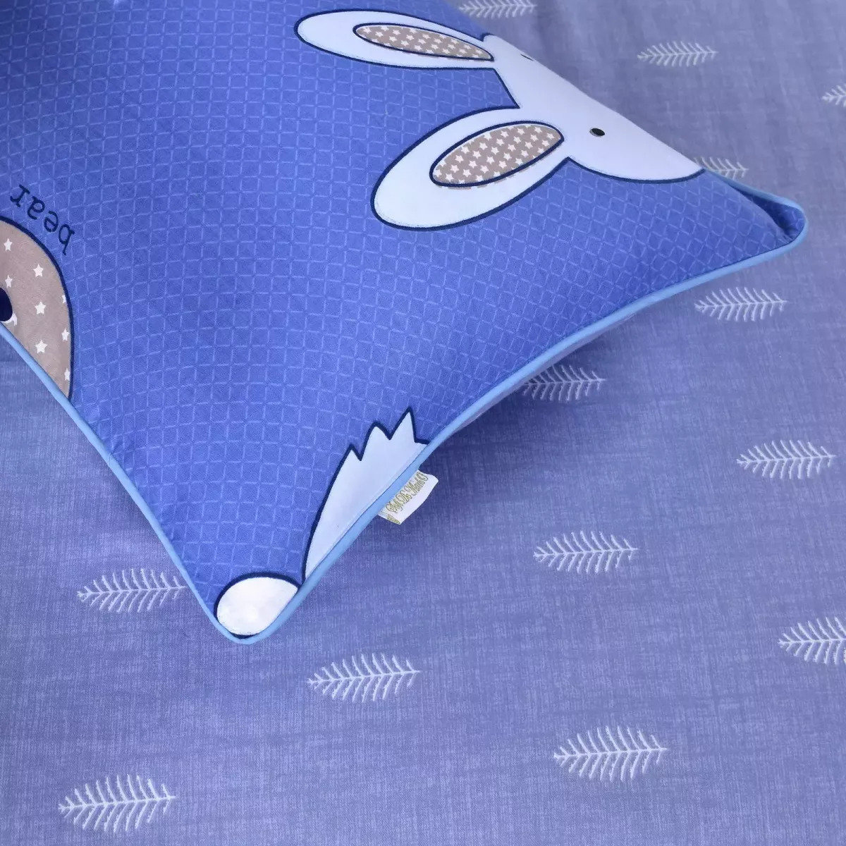 Комплект постельного белья Sofi De Marko “Зоомир” (синий), 1.5 спальный