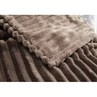 Плед Sofi de Marko “Орнелла” (кофе), 210x230