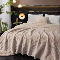 Плед-покрывало Sofi de Marko “Бернард” (крем), 160x220