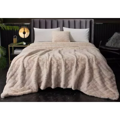 Плед-покрывало Sofi de Marko “Бернард” (крем), 160x220