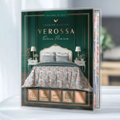 Комплект постельного белья Verossa Сатин "Florescence", (нав. 70/70), двухспальный