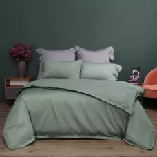 Комплект постельного белья Sofi de Marko "Беллини" (темно-зеленый), евро