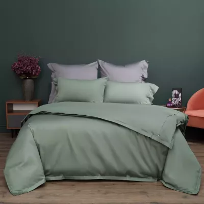 Комплект постельного белья Sofi de Marko "Беллини" (темно-зеленый), евро