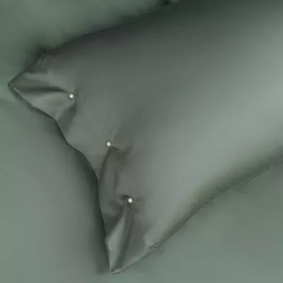 Комплект постельного белья Sofi de Marko "Беллини" (темно-зеленый), евро