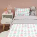 Комплект постельного белья Siberia Home “Сердечки” (голубой), 1.5 спальный