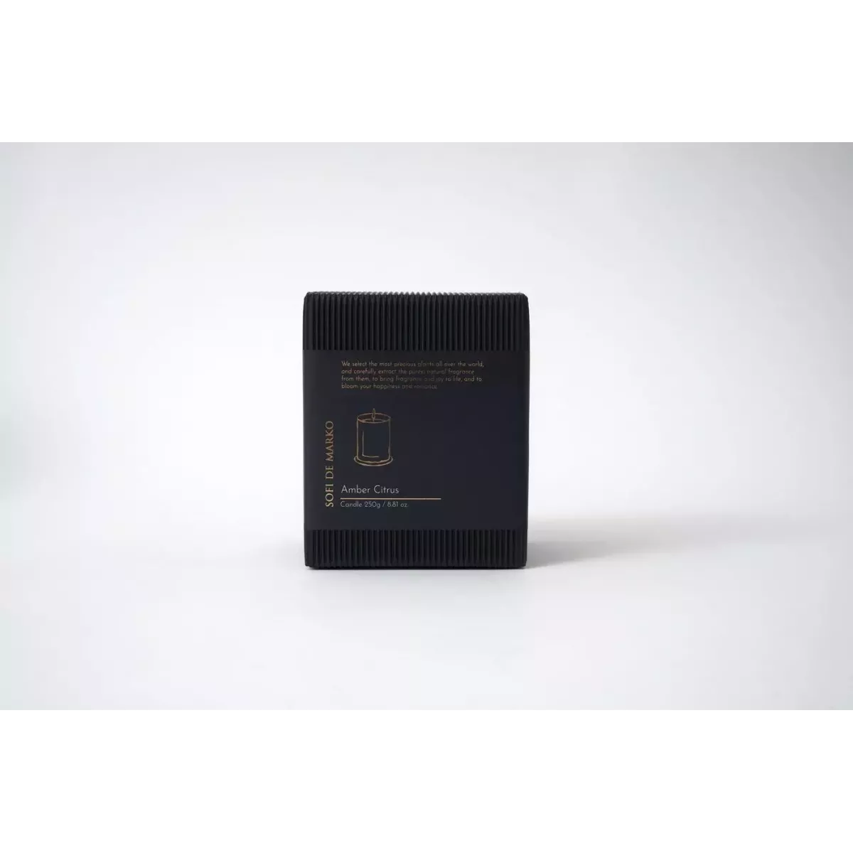 Свеча ароматическая Sofi De Marko "Amber Citrus" (250гр), 1 шт