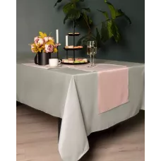 Скатерть Sofi de Marko "Серенити" (светло-серая), 140х180