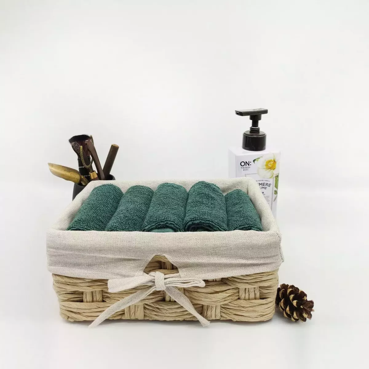 Комплект полотенец Sofi de marko “Дэйзи” (зеленый), 30x50 (5 шт)