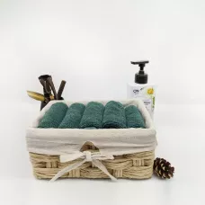 Комплект полотенец Sofi de marko “Дэйзи” (зеленый), 30x50 (5 шт)