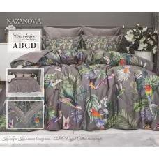 Комплект с одеялами Kazanov.a “Колибри Каллиопа” капучино (египетский хлопок-велюр), семейный