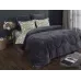 Комплект с одеялом KAZANOV.A “Мартина” графит олива платина (хлопок-велюр), евро