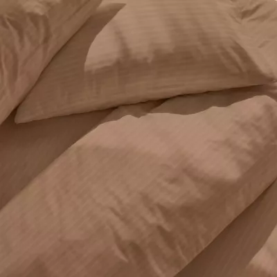 Комплект постельного белья Волшебная ночь Stripe "New Beige", 1.5 спальный