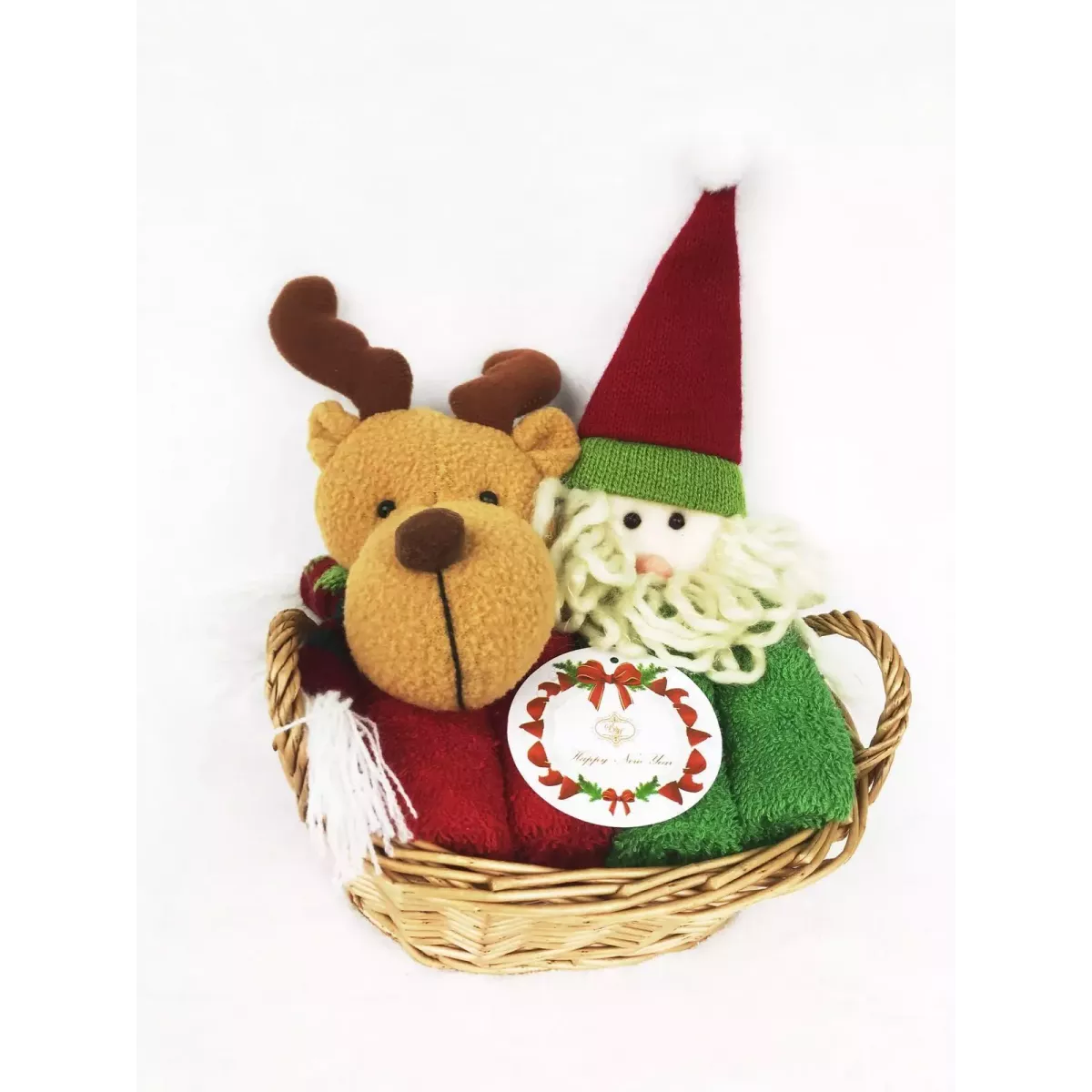 Набор полотенец "Merry Christmas" №1, 30x30 (4 шт)