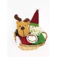 Набор полотенец "Merry Christmas" №1, 30x30 (4 шт)